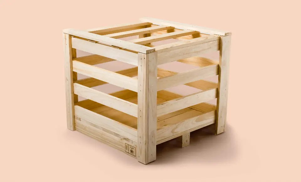 Embalaje Jaba de madera vista 1
