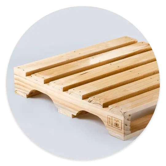 Pallet con Yugo para logística industrial