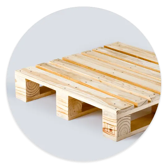 Pallet con Taco para logística industrial